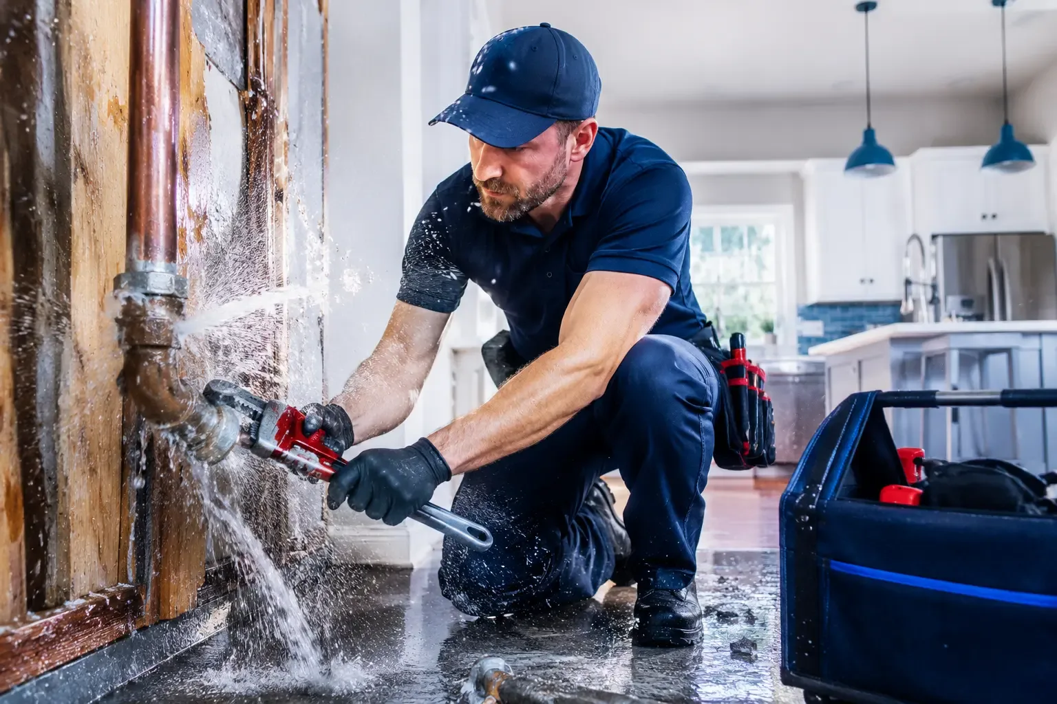 Local emergency pipe repair professionals in Midnight, MS